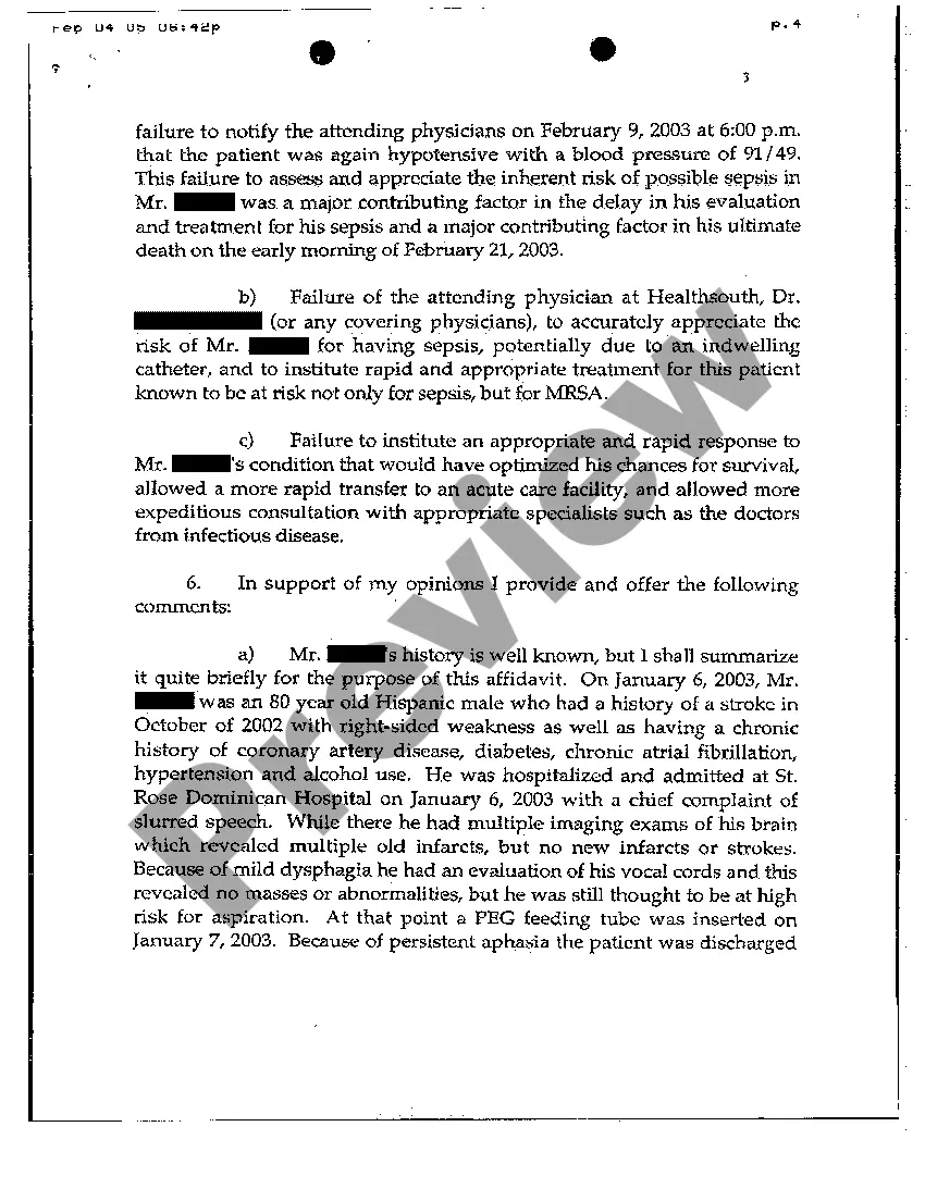 Preview Complaint - Arbitration Exemption, Wrongful Death, Medical Malpractice