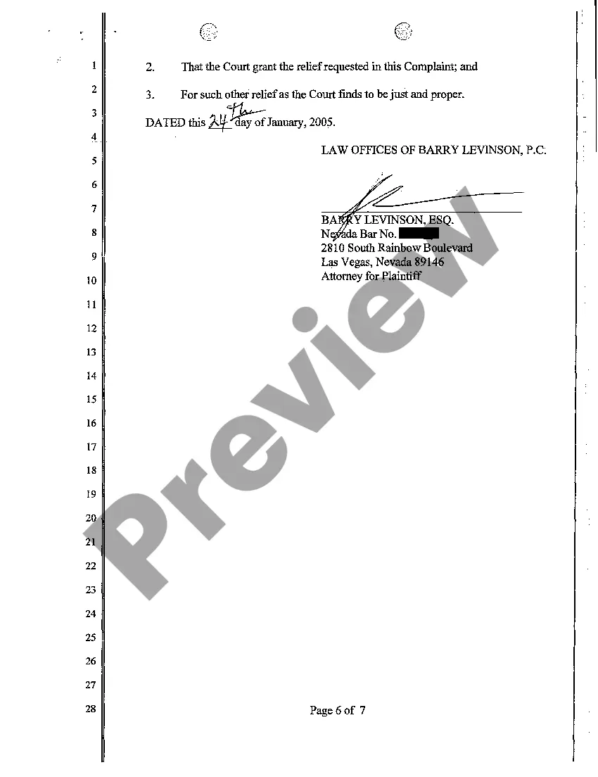 Get Complaint for Divorce with One Minor Child and Community Property and Debt Preview Complaint for Divorce with One Minor Child and Community Property and Debt