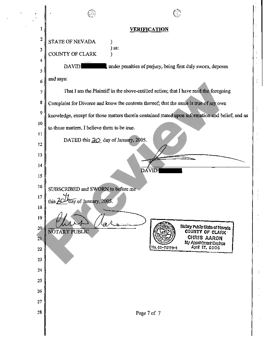 Get Complaint for Divorce with One Minor Child and Community Property and Debt Preview Complaint for Divorce with One Minor Child and Community Property and Debt