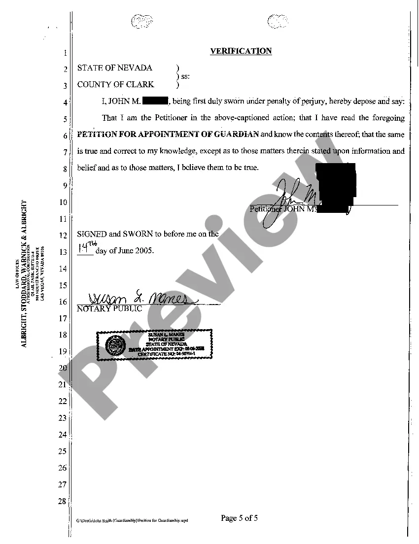 Get Petition for Appointment of General Guardian and Petition for Summary Administration of Adult with Down Syndrome Preview Petition for Appointment of General Guardian and Petition for Summary Administration of Adult with Down Syndrome