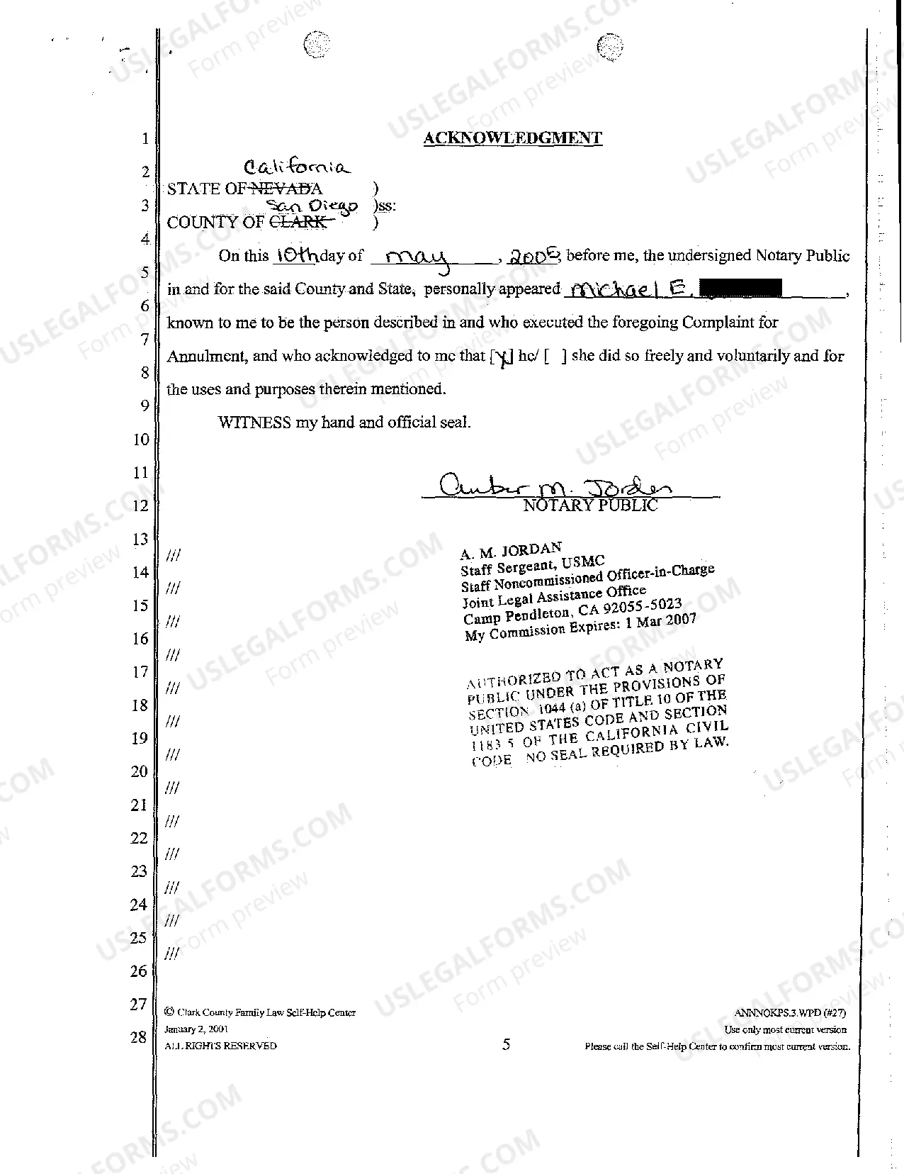 Preview Complaint for Annulment