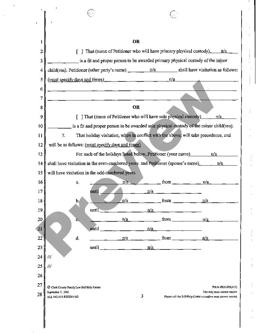 Preview Joint Petition for Summary Decree of Divorce with Children