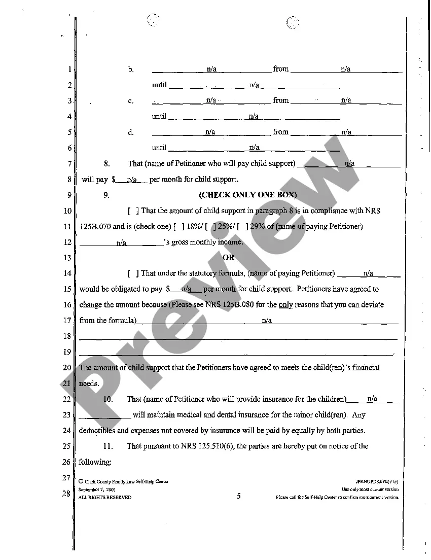 Preview Joint Petition for Summary Decree of Divorce with Children