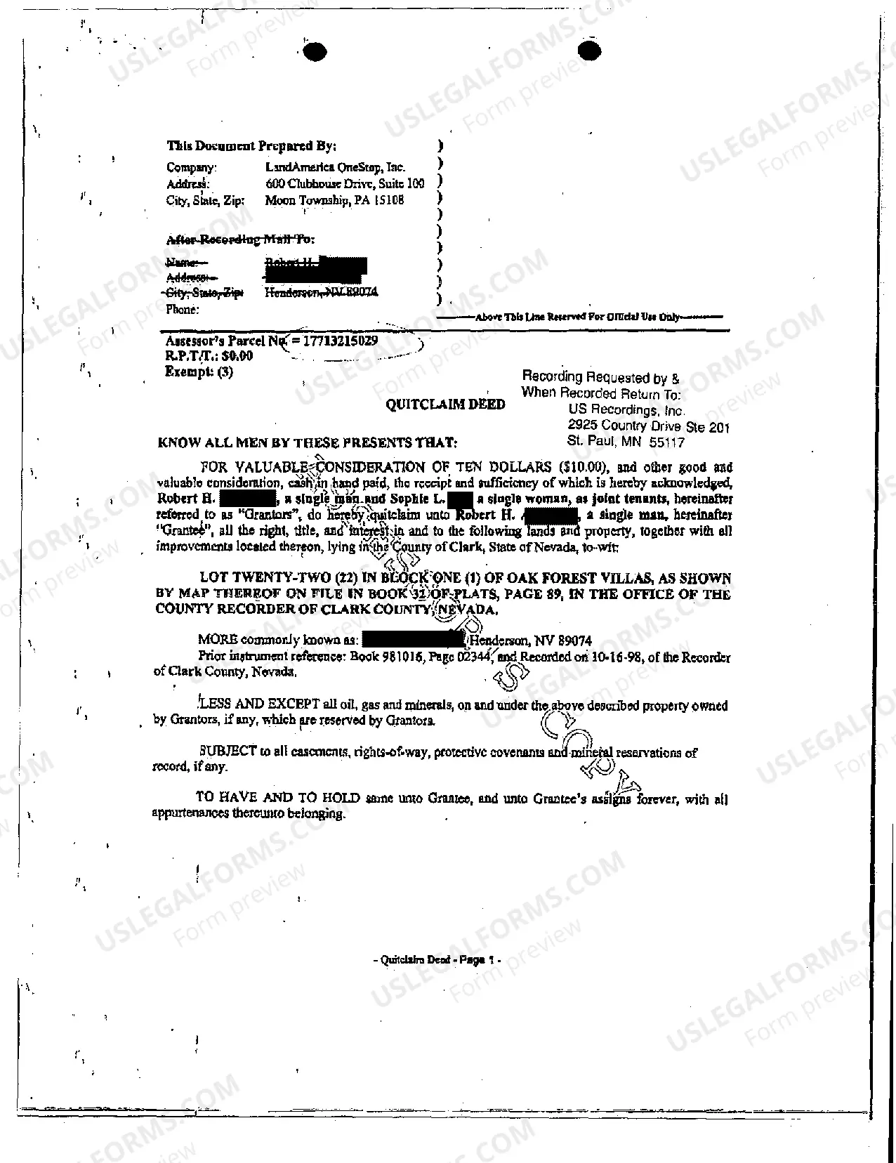 Preview Verified Complaint - Breach of Contract and Fraud in the Inducement of Signing Quitclaim Deed of Property