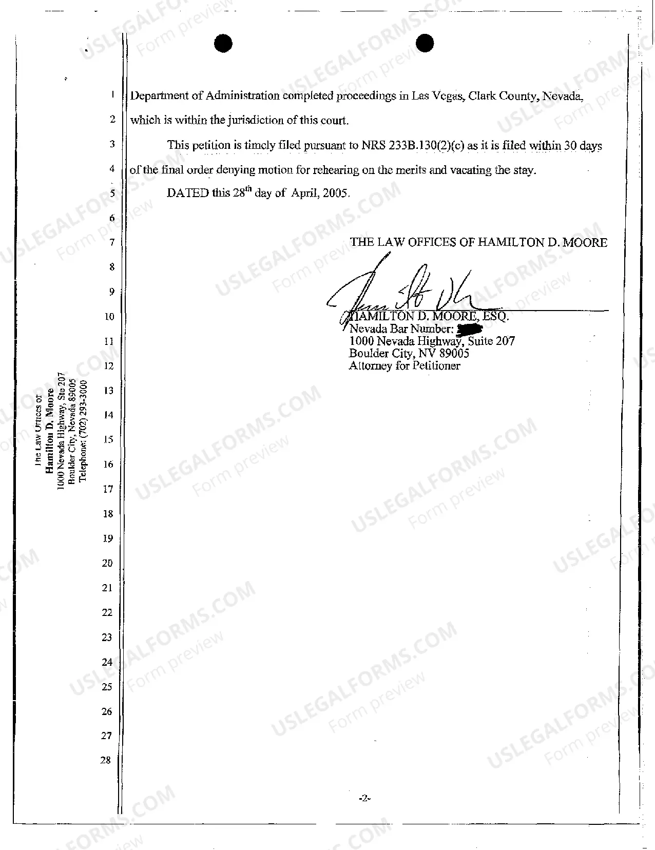Preview Petition for Judicial Review of an Order Denying Motion for Rehearing on the Merits