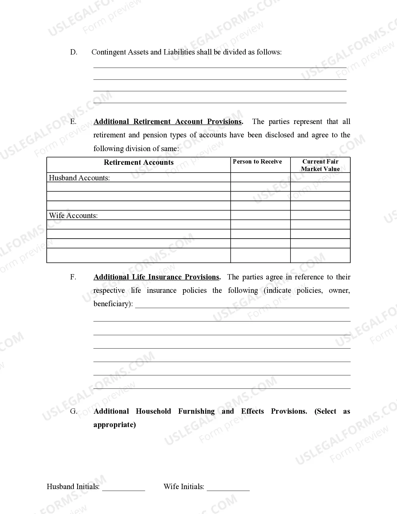 Preview Marital Domestic Separation and Property Settlement Agreement Minor Children Parties May have Joint Property or Debts effective Immediately