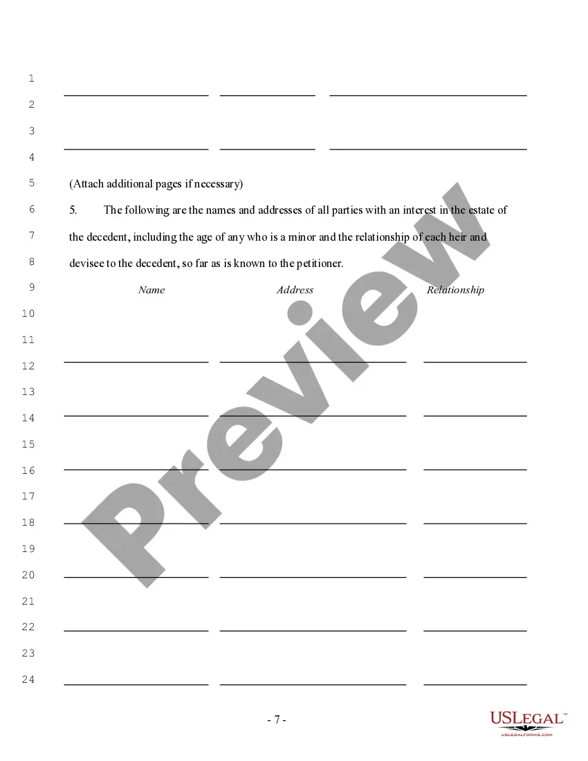 Preview Summary Administration Package for Estates Valued at $300,000 or Less - Small Estates