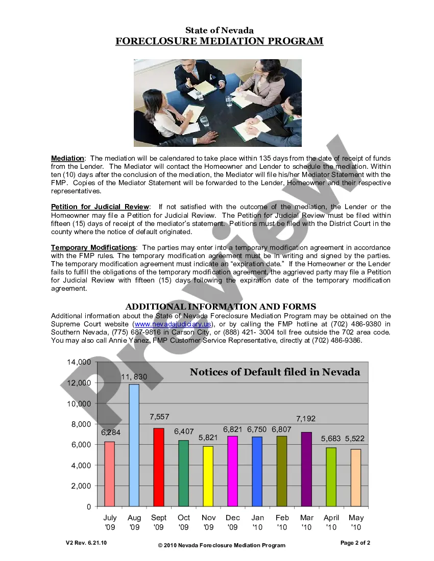 Get Nevada Foreclosure Mediation Program Fact Sheet Preview Nevada Foreclosure Mediation Program Fact Sheet