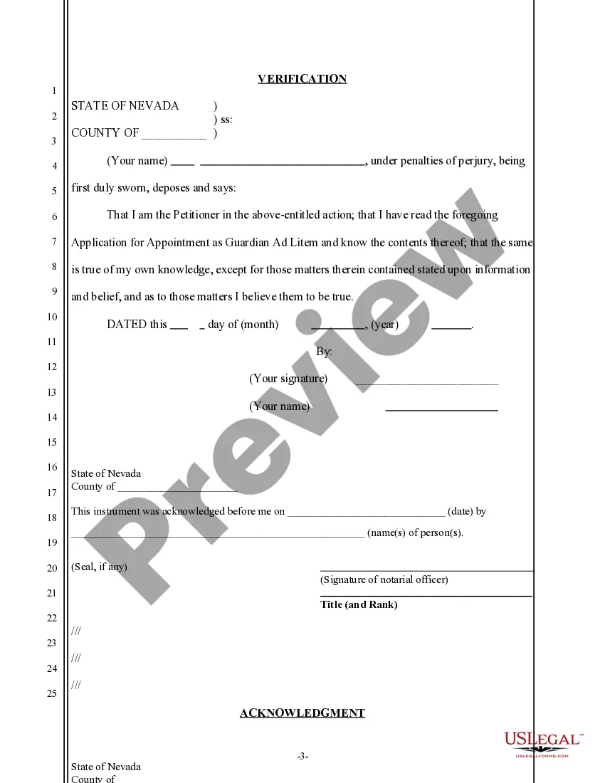 Get Application for Appointment as Guardian Ad Litem for Name Change of Minor If Under 14 yrs Preview Application for Appointment as Guardian Ad Litem for Name Change of Minor If Under 14 yrs
