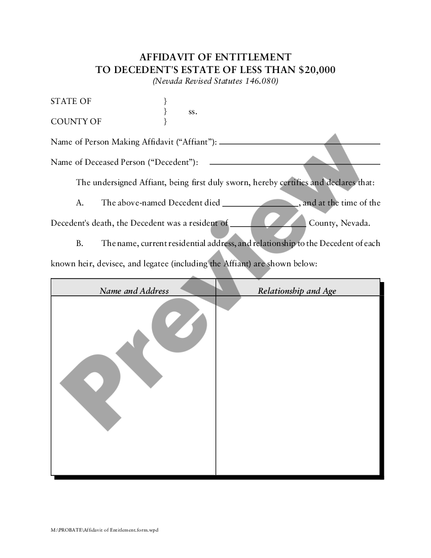 Affidavit 255 Us Legal Forms