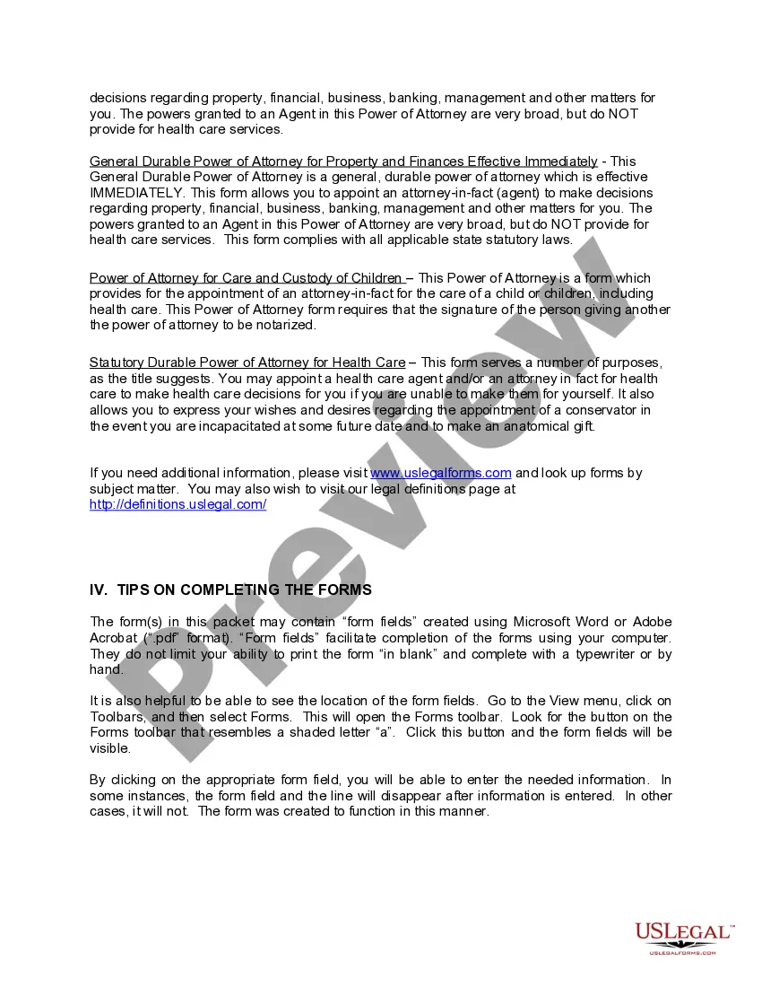Get Nevada Power of Attorney Forms Package Preview Nevada Power of Attorney Forms Package