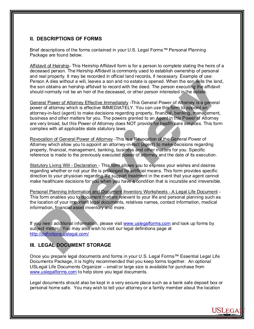 Preview Nevada Newly Widowed Individuals Package