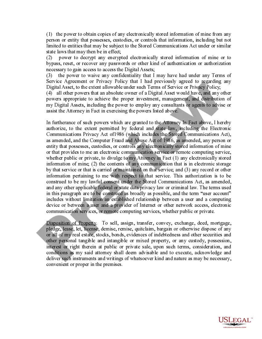 Get Limited Power of Attorney where you Specify Powers with Sample Powers Included Preview Limited Power of Attorney where you Specify Powers with Sample Powers Included