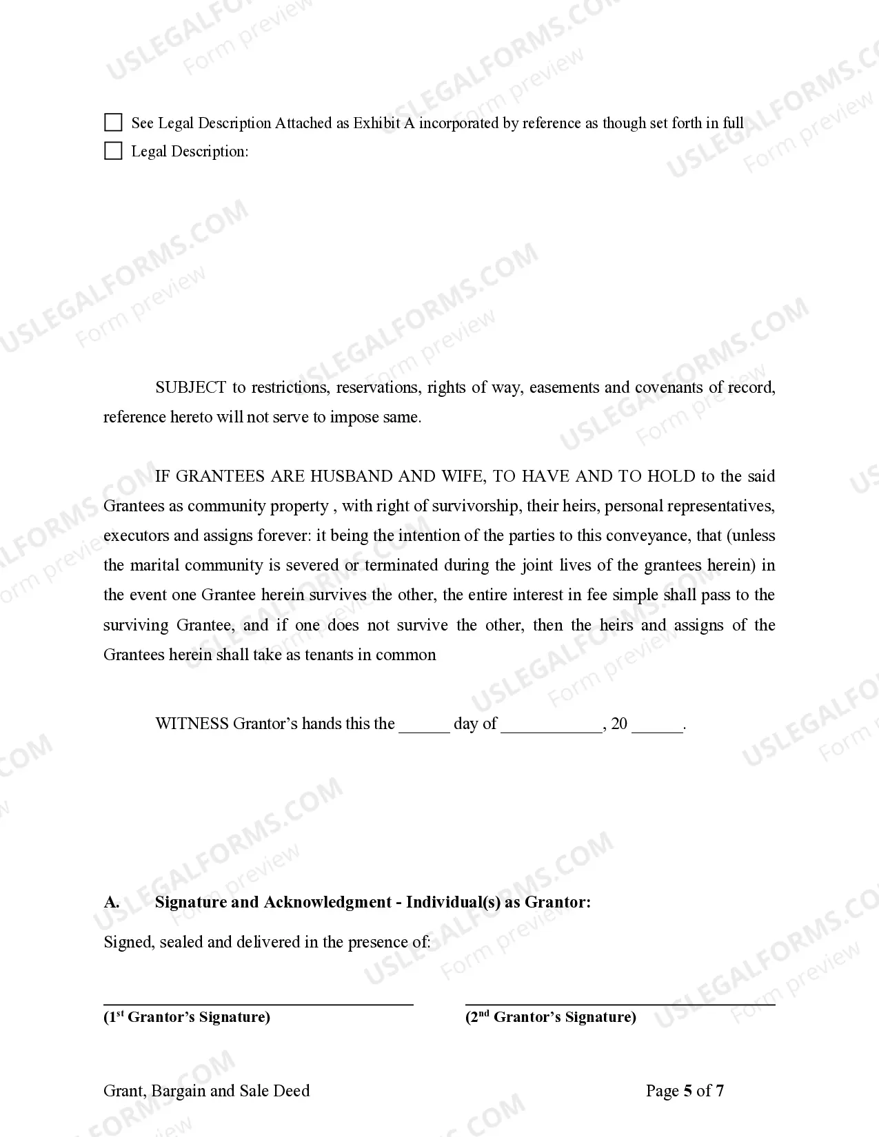 Preview Warranty Deed from Limited Partnership or LLC is the Grantor, or Grantee