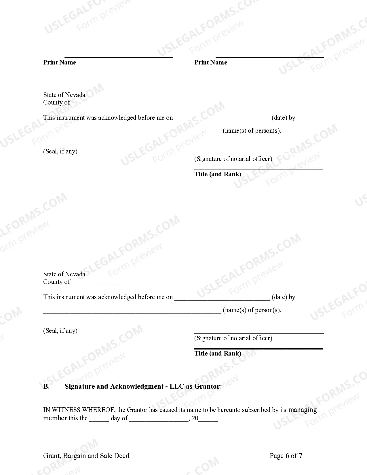 Preview Warranty Deed from Limited Partnership or LLC is the Grantor, or Grantee