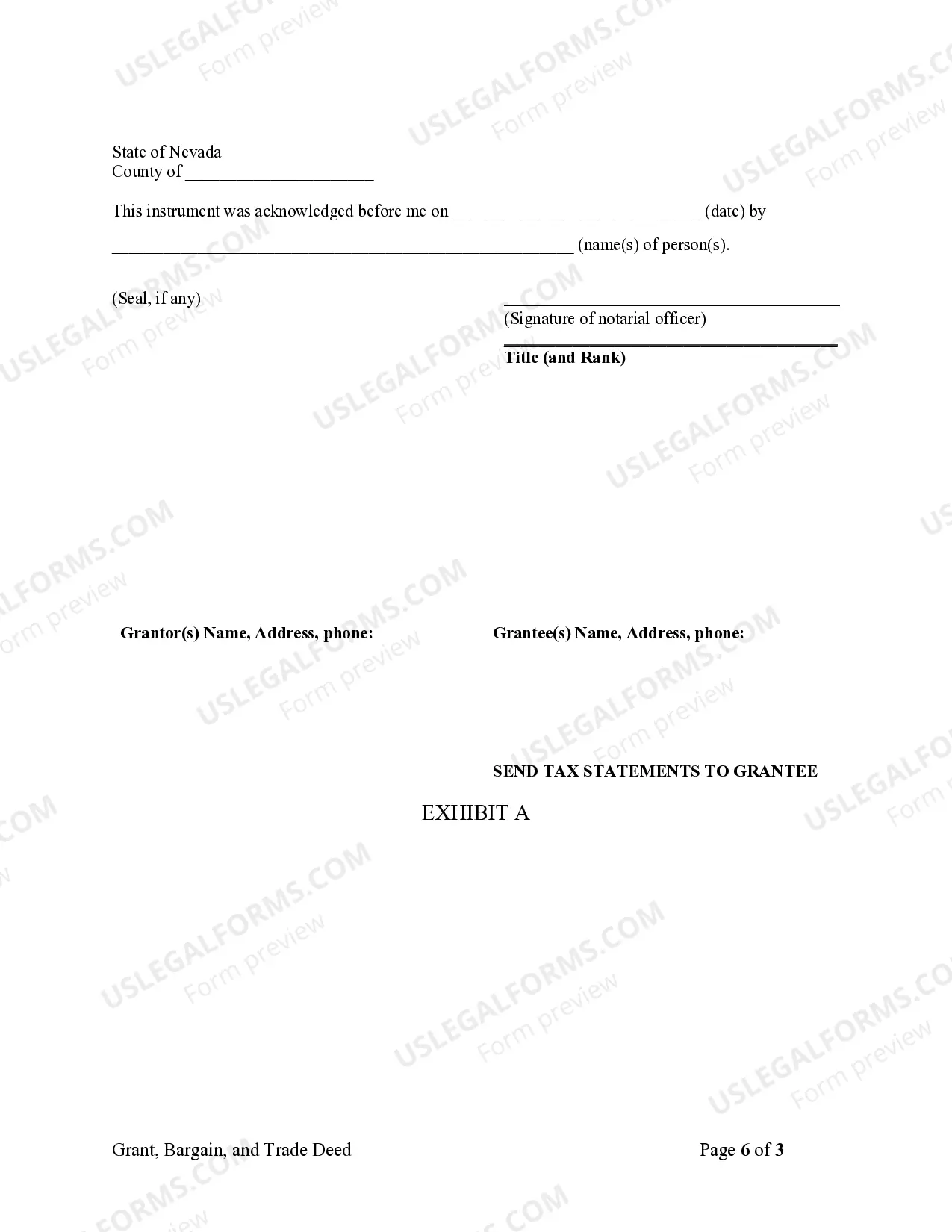 Preview Grant Deed from Husband and Wife to Three Individuals as Tenants in Common