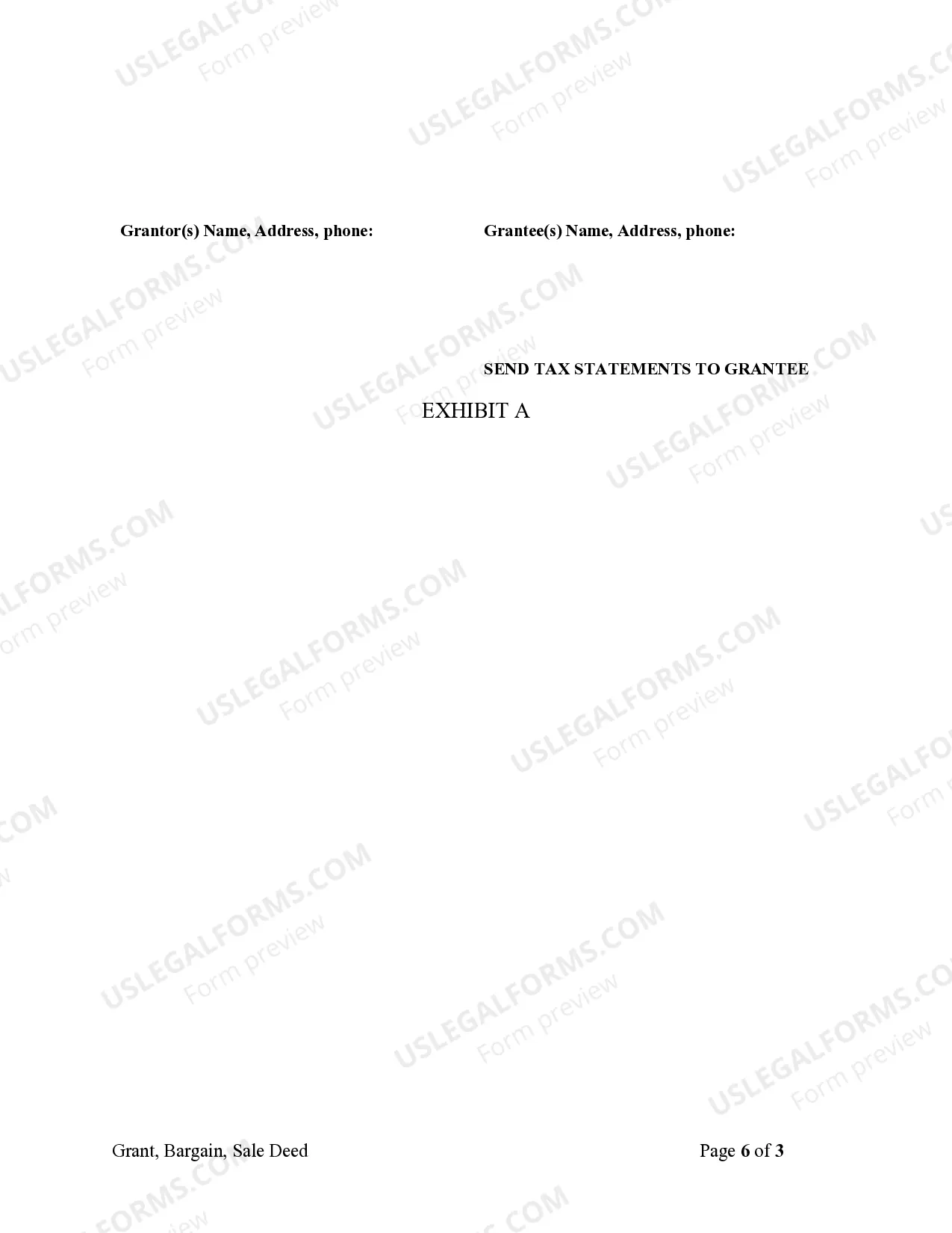 Preview Warranty Deed for Husband and Wife to Trust