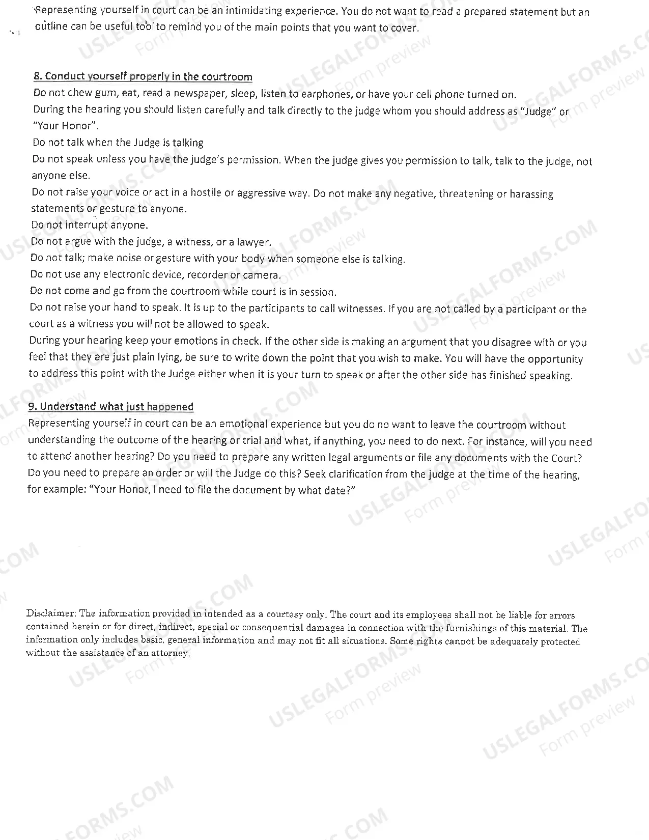 Preview Small Claims Application Form