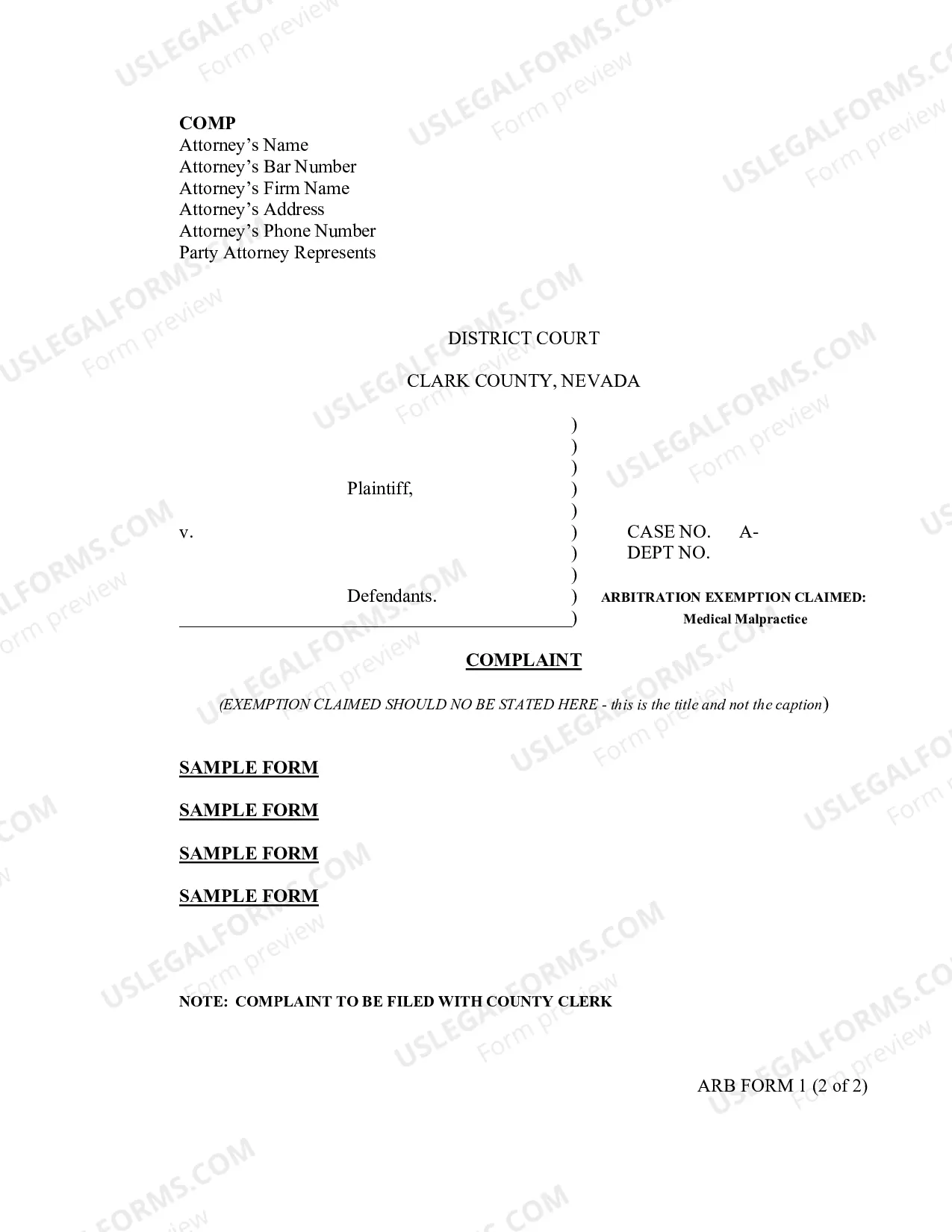 Preview Automatic Arbitration Exemptions