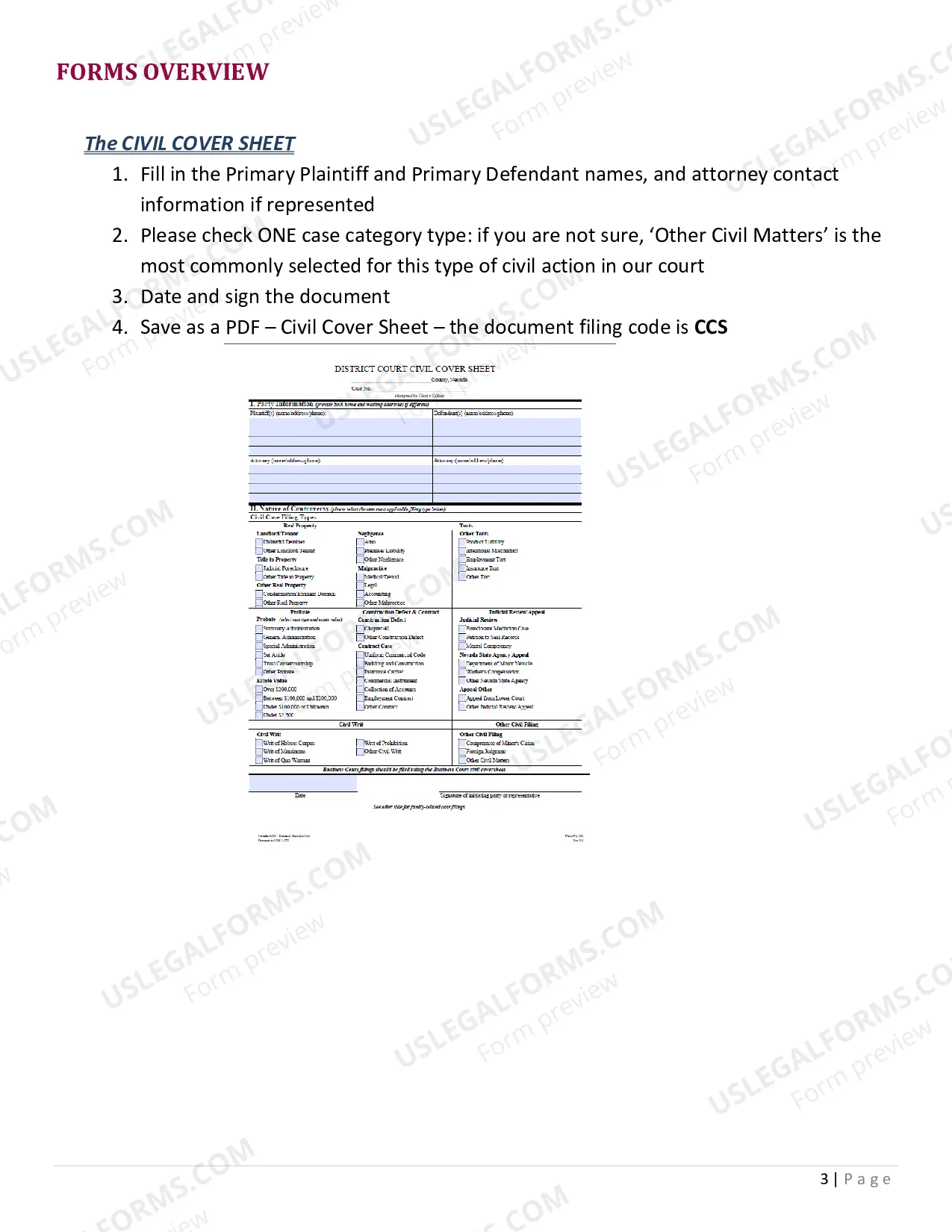 Preview Foreign Deposition Packet