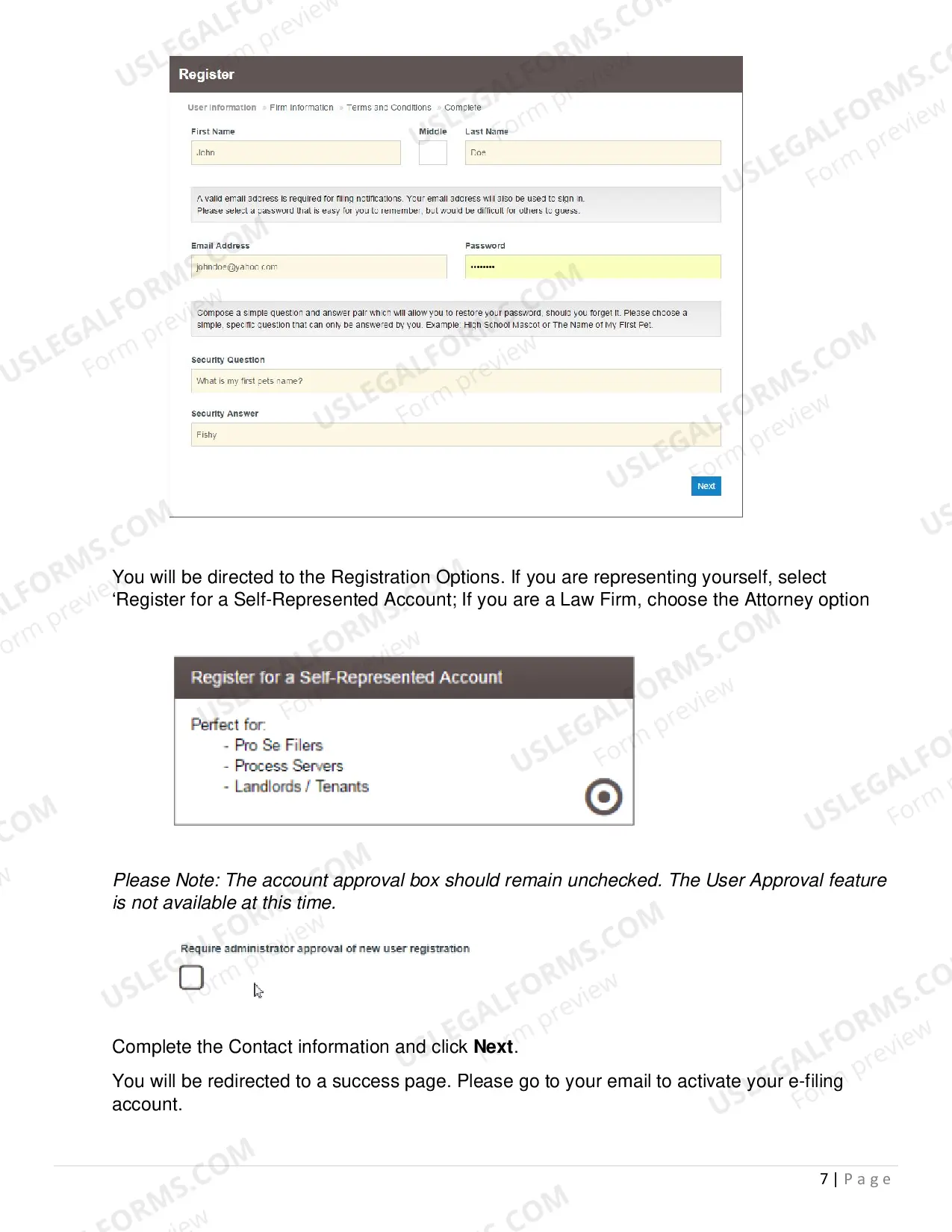 Preview Foreign Deposition Packet