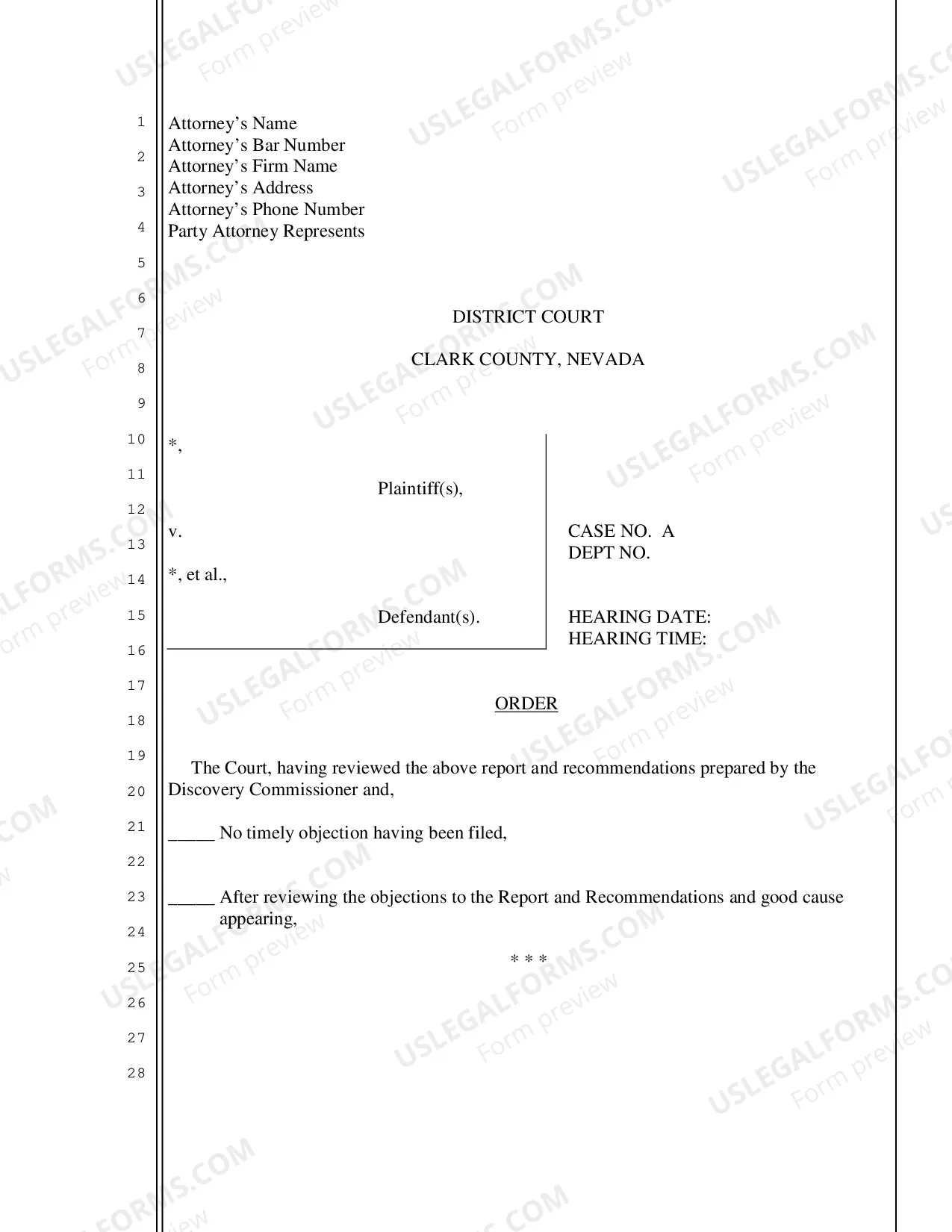 Preview Discovery Commissioners Report And Recommendations