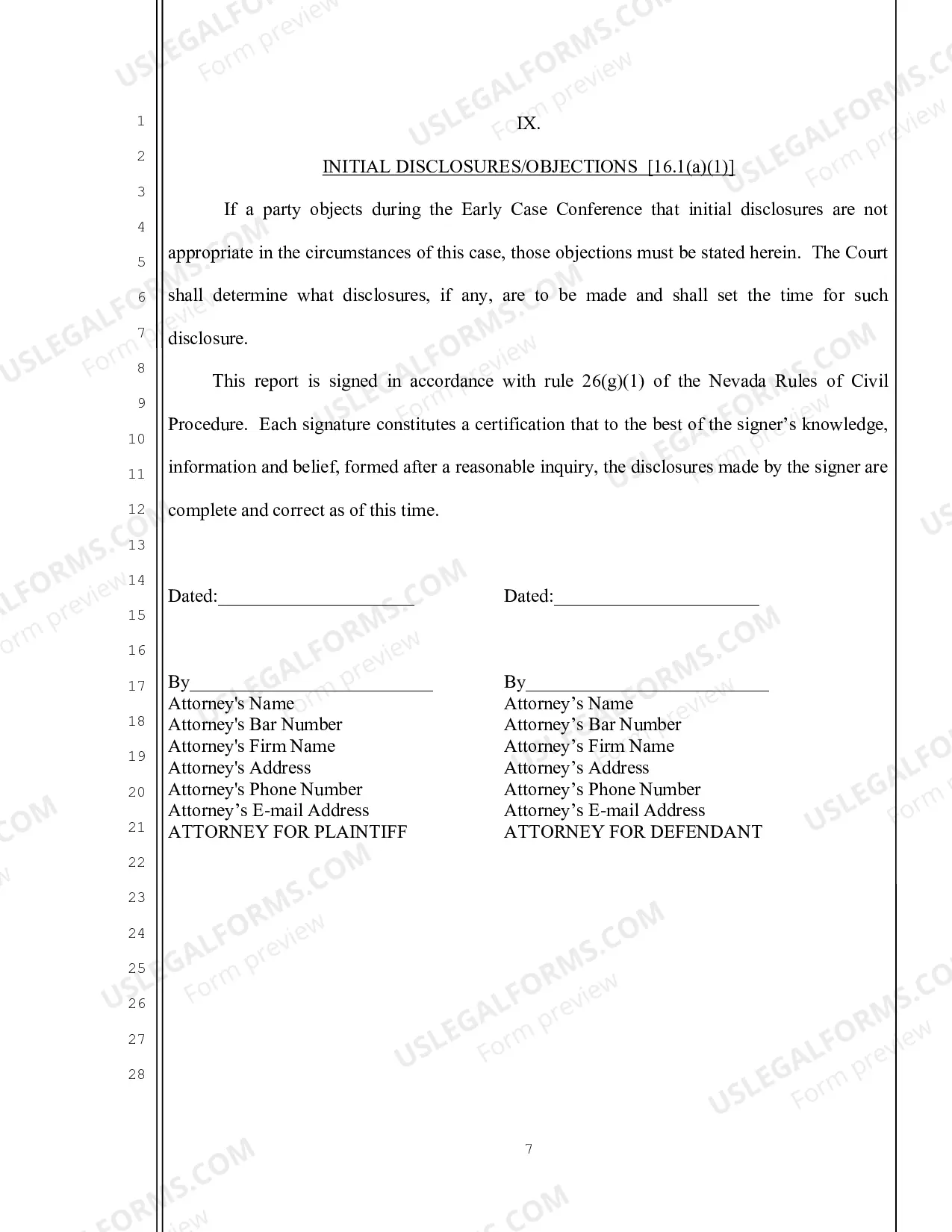 Preview Joint Case Conference Report Form