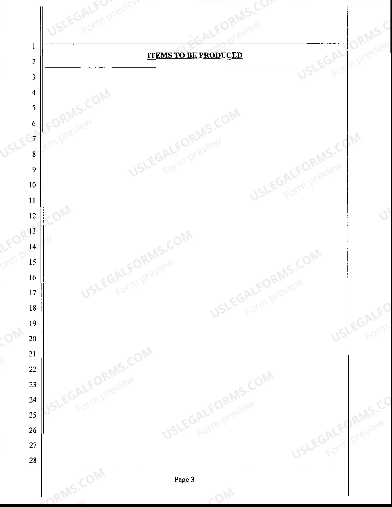 Preview Civil Subpoena (Duces Tecum)