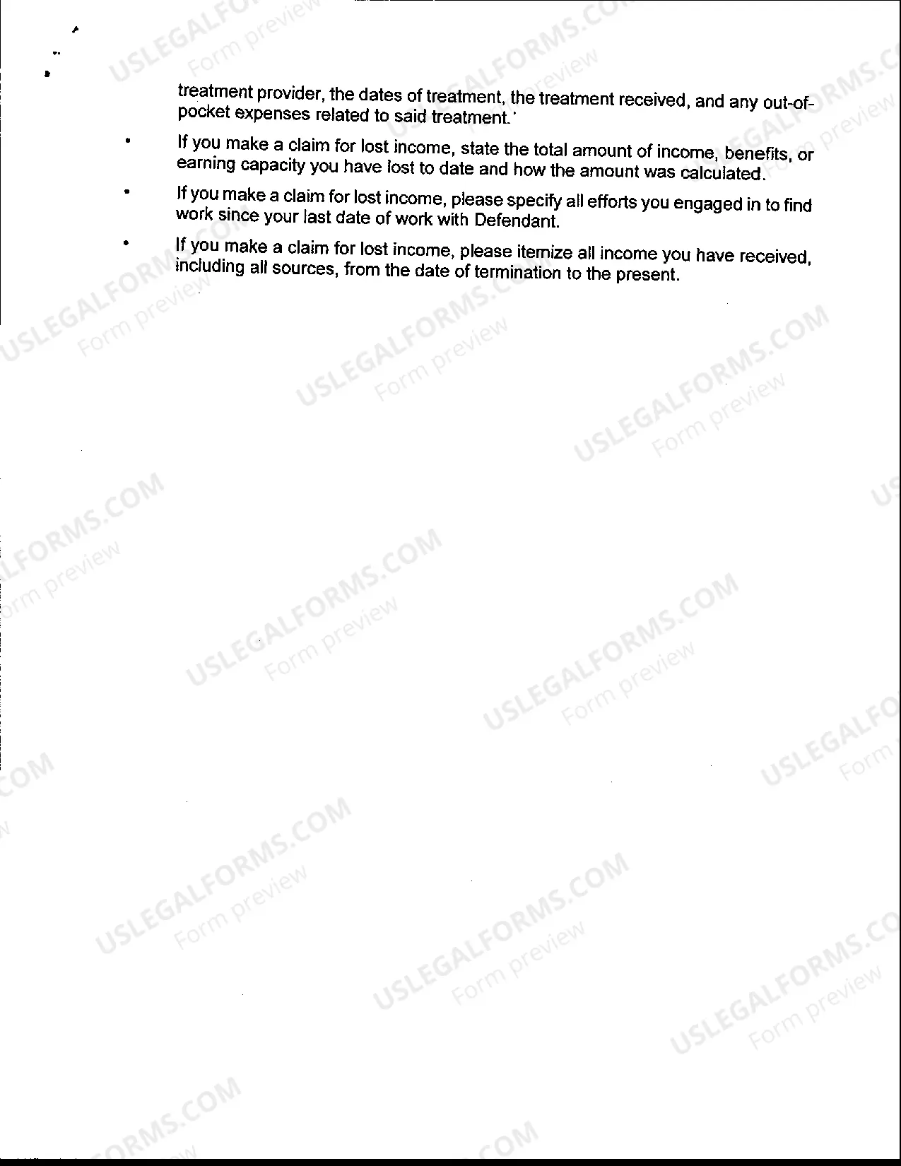 Preview Interrogatories