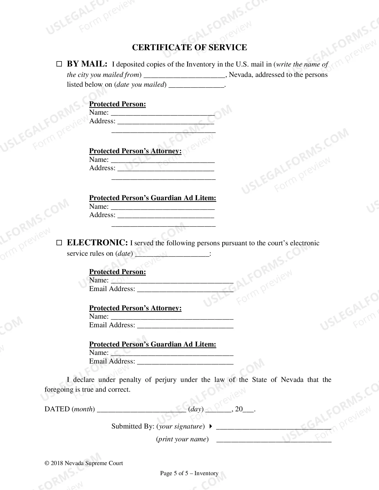 Preview Inventory, Appraisal And Record of Value