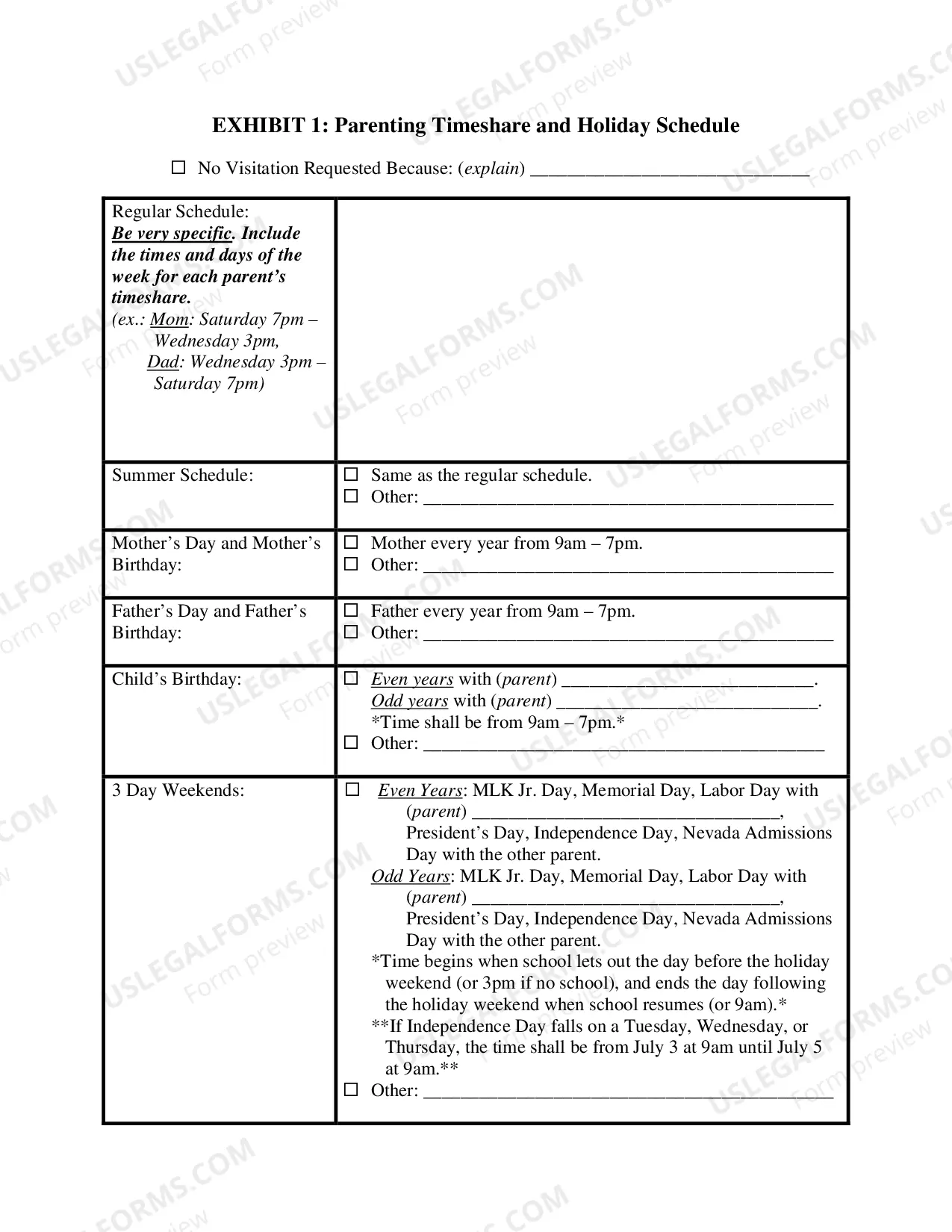 Preview ORComplaint for Separation - With Children