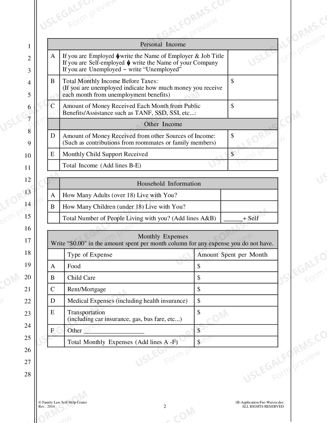 Preview Application & Order to Waive Video/Transcript Fee Fee