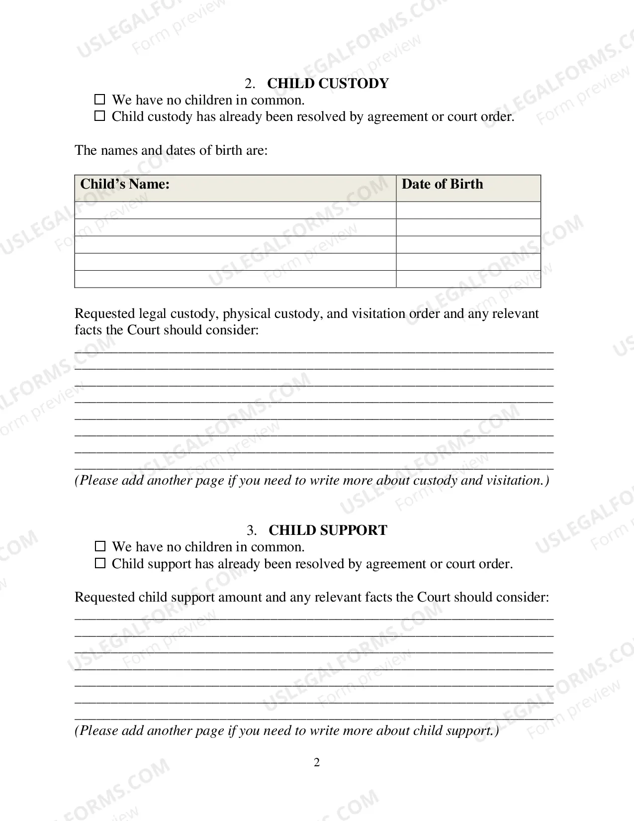 Preview Settlement Brief