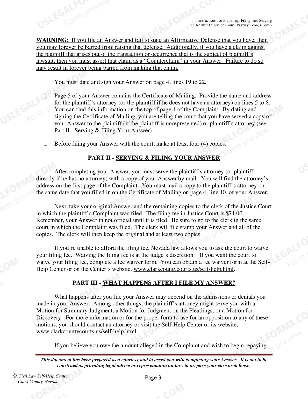 Preview Answer - Payday Loan - Instructions