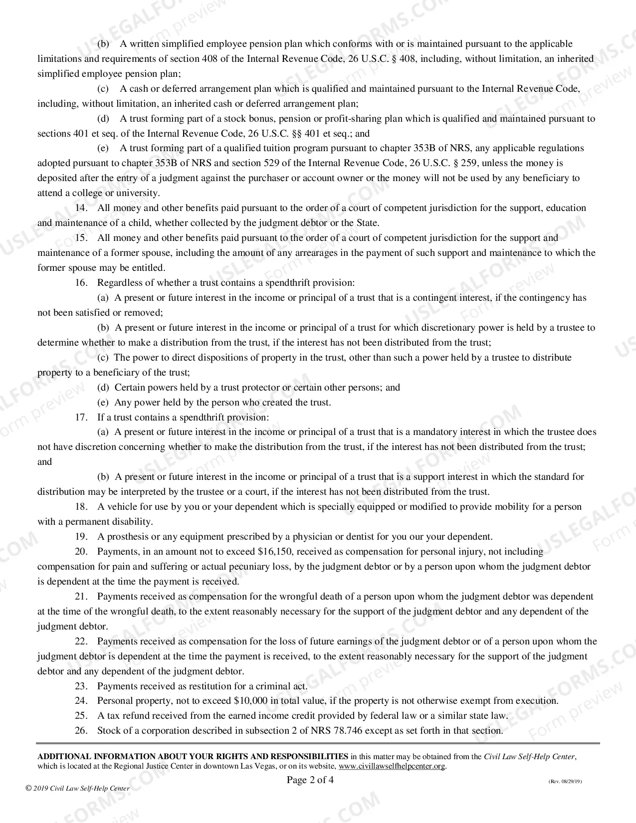Preview Notice of Execution After Judgment