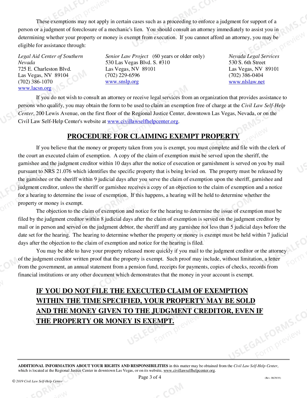 Preview Notice of Execution After Judgment