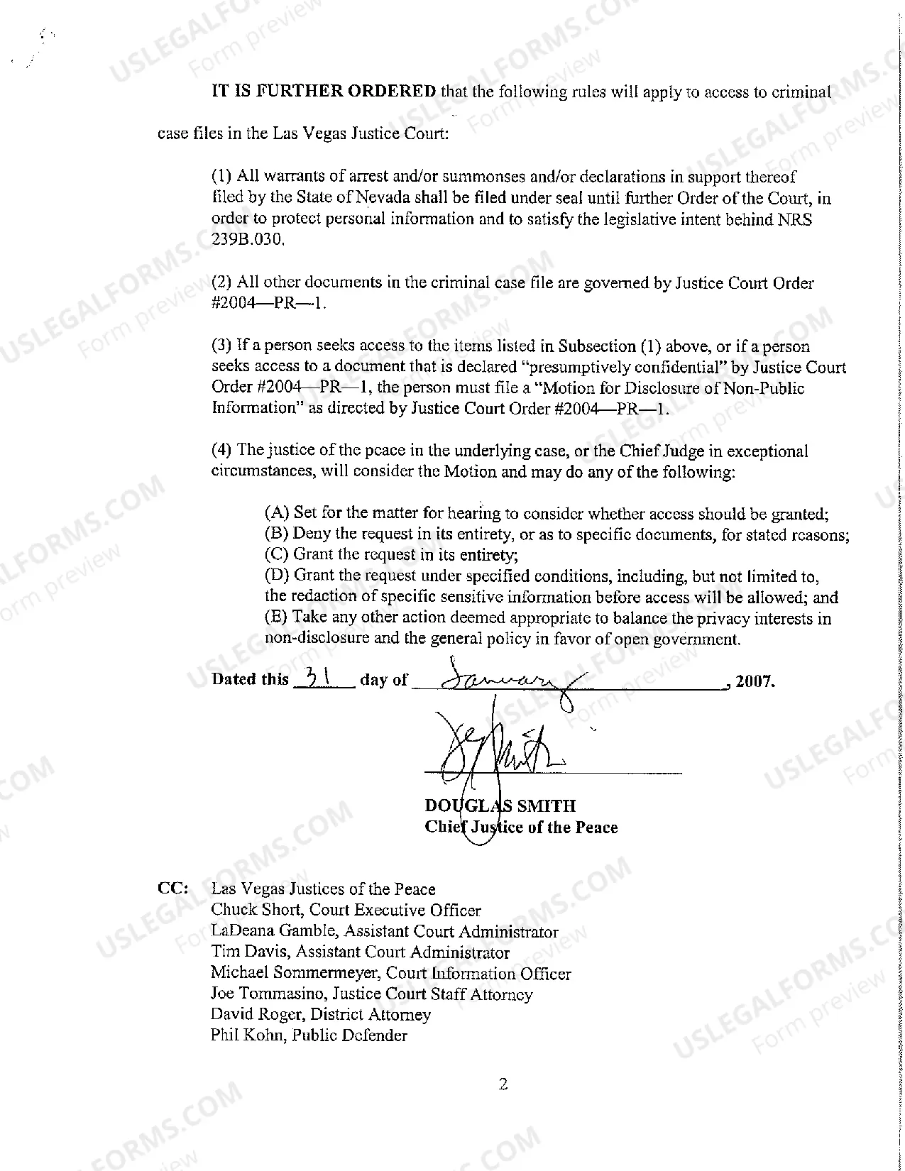 Preview Administrative Order 2007-1