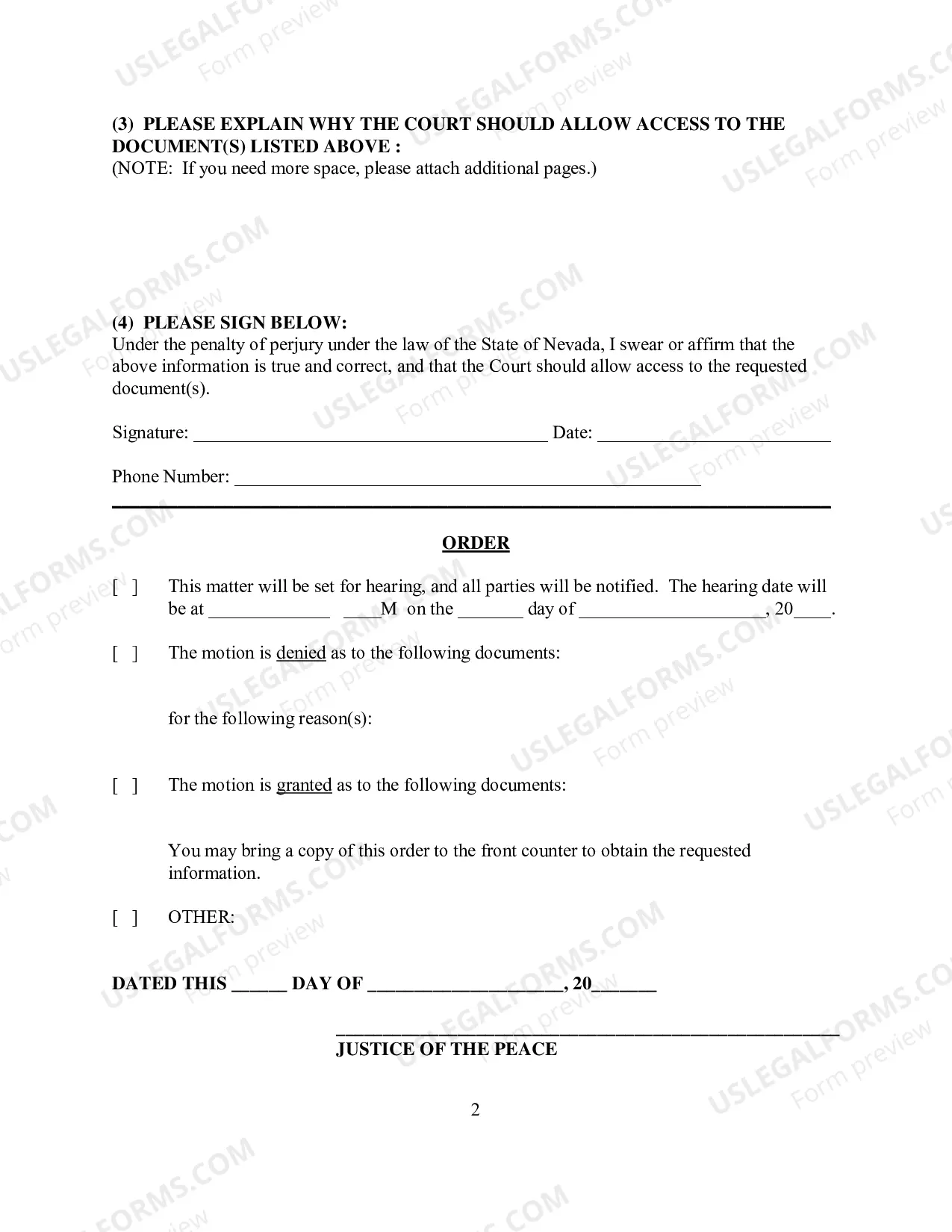 Preview Motion for Disclosure of Non-Public Information