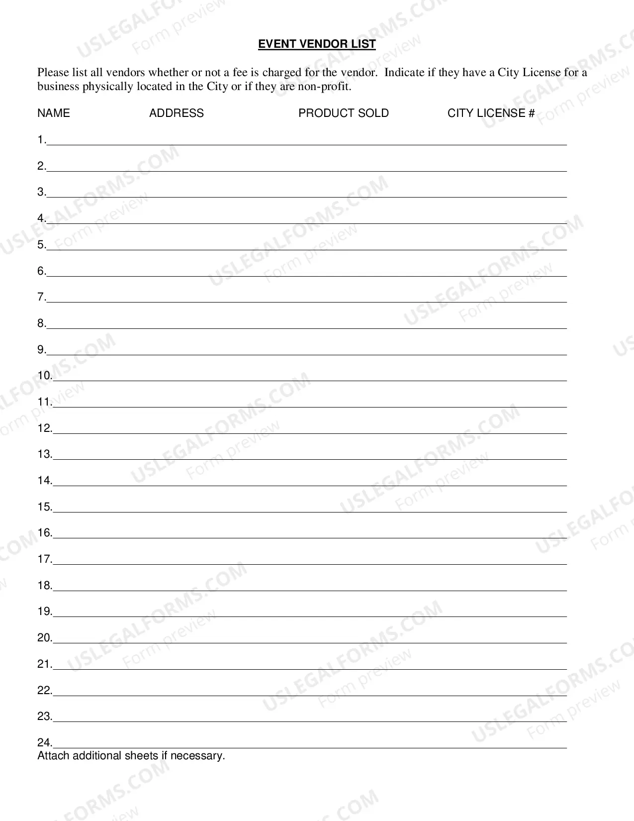Preview PUBLIC EVENT IN CITY PARK APPLICATION
