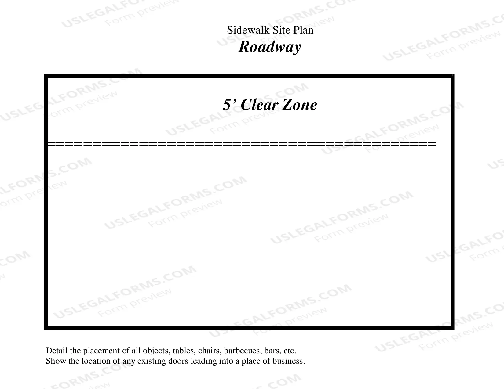 Preview SPECIAL EVENT LICENSE ON CITY SIDEWALK APPLICATION