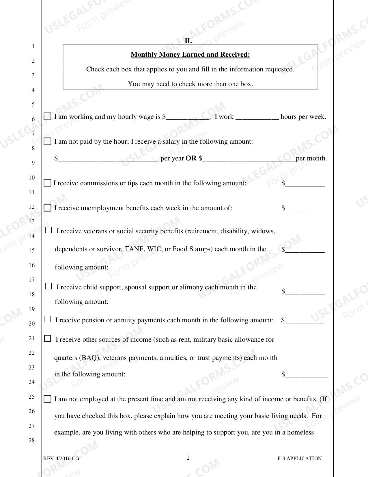 Preview Application For Appointment of Counsel