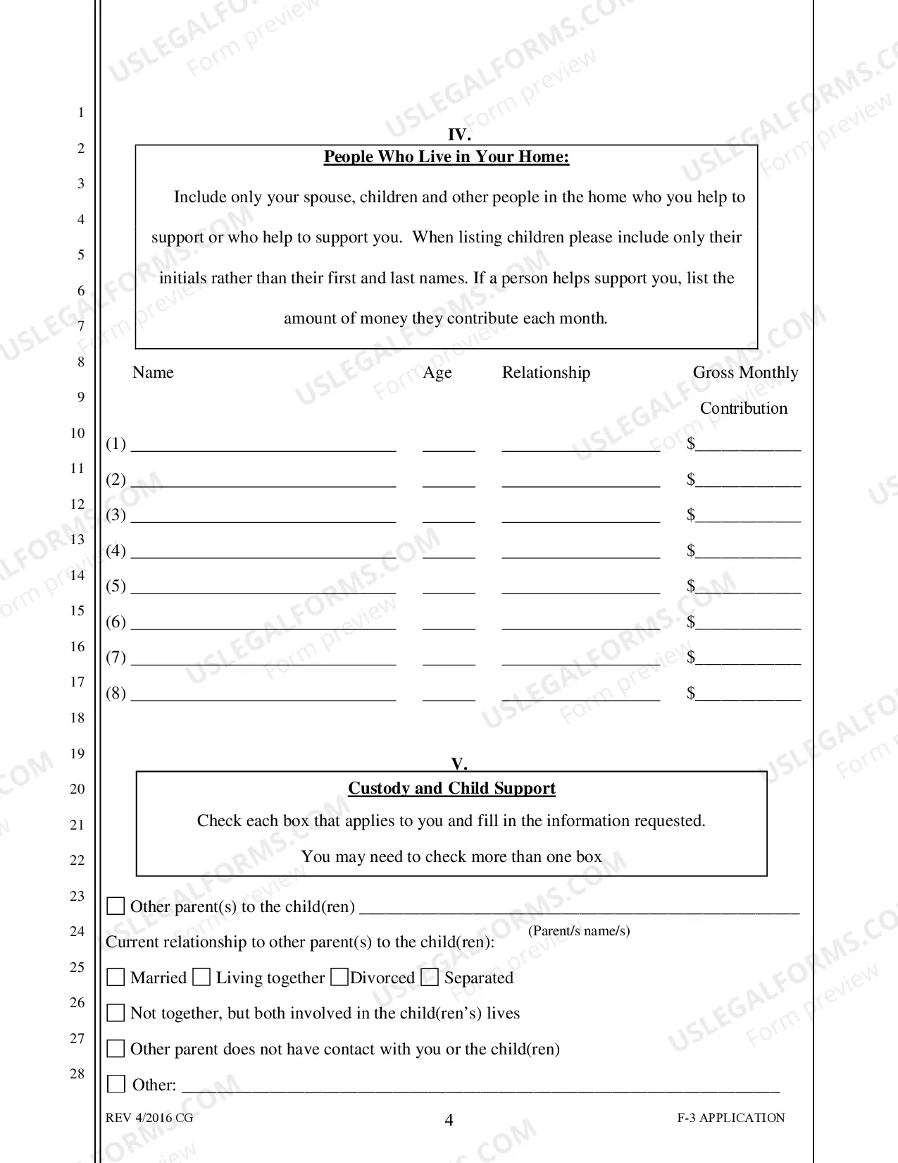 Preview Application For Appointment of Counsel