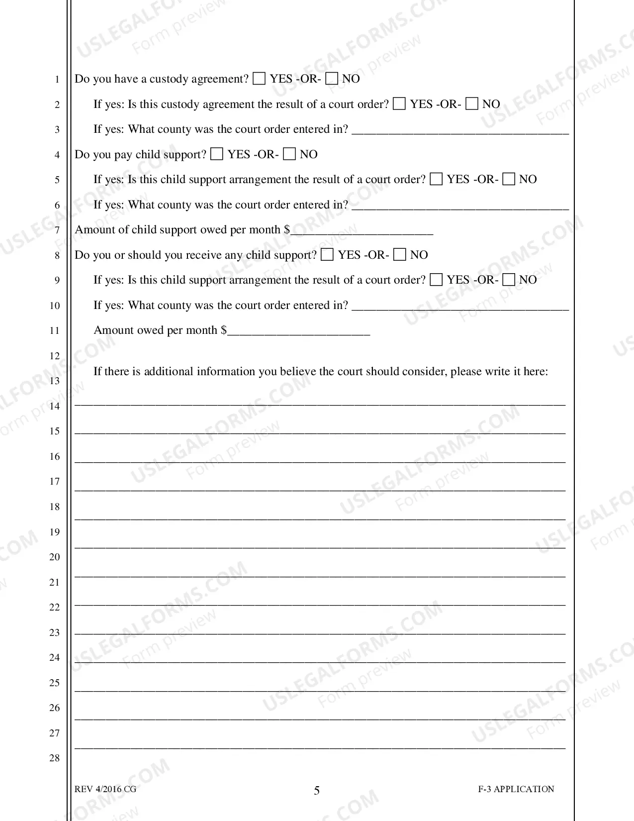 Preview Application For Appointment of Counsel