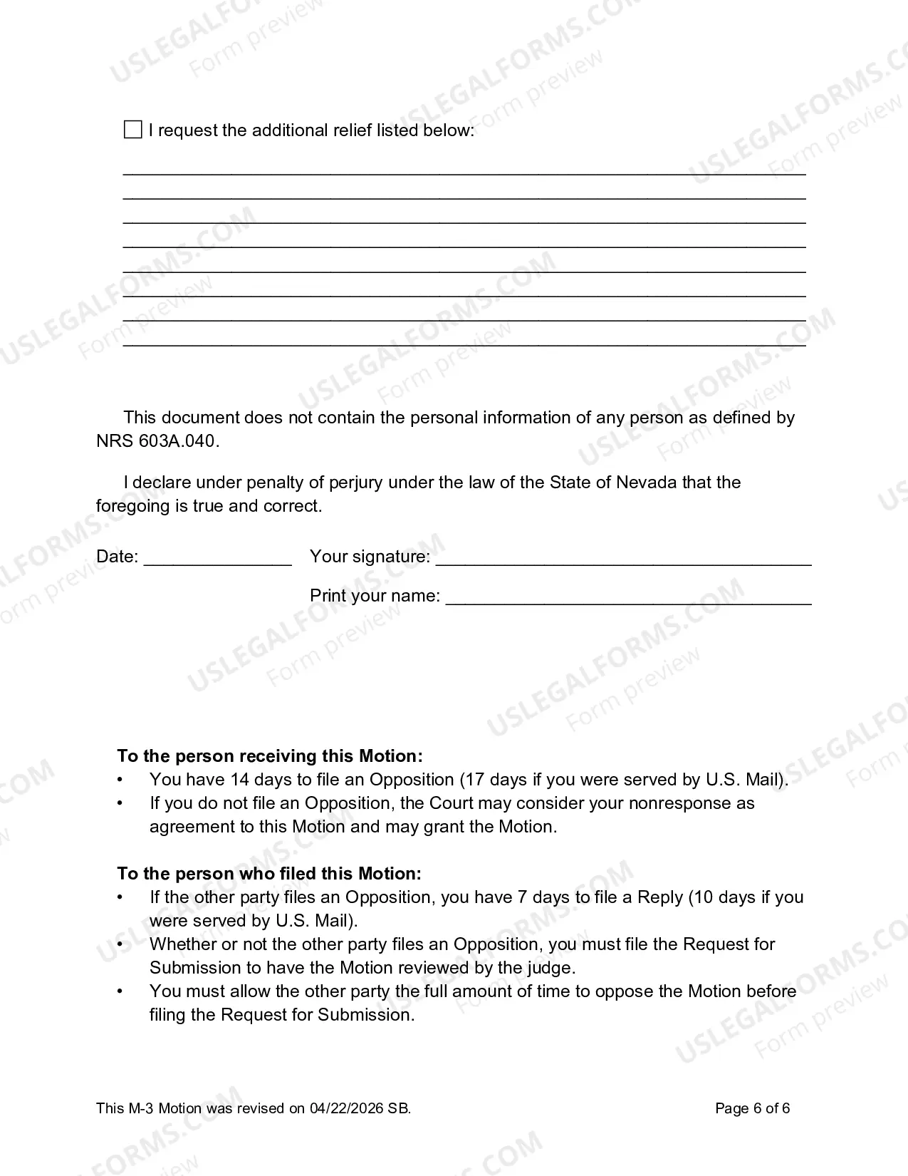 Preview Motion For Review And Modification of Child Support