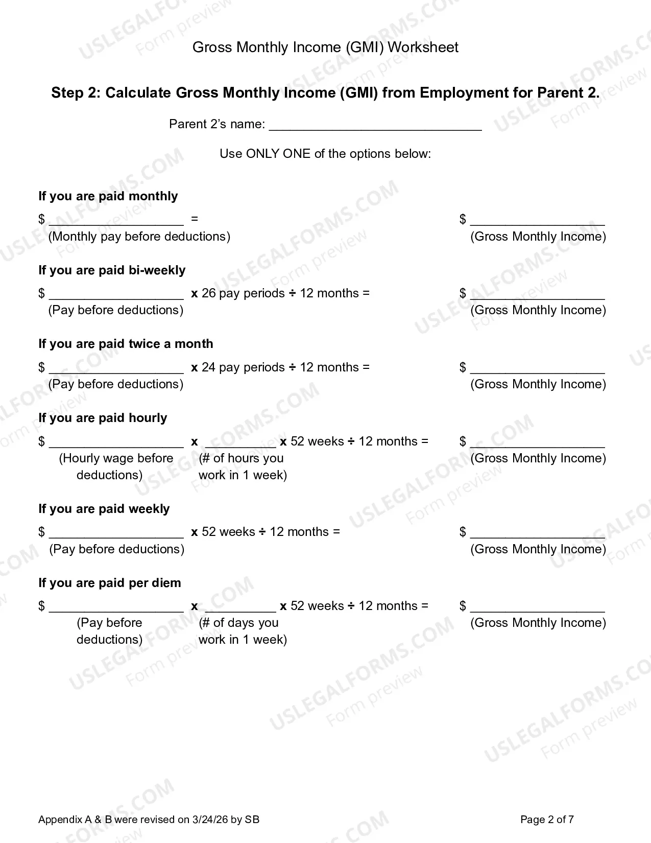 Preview Motion For Review And Modification of Child Support