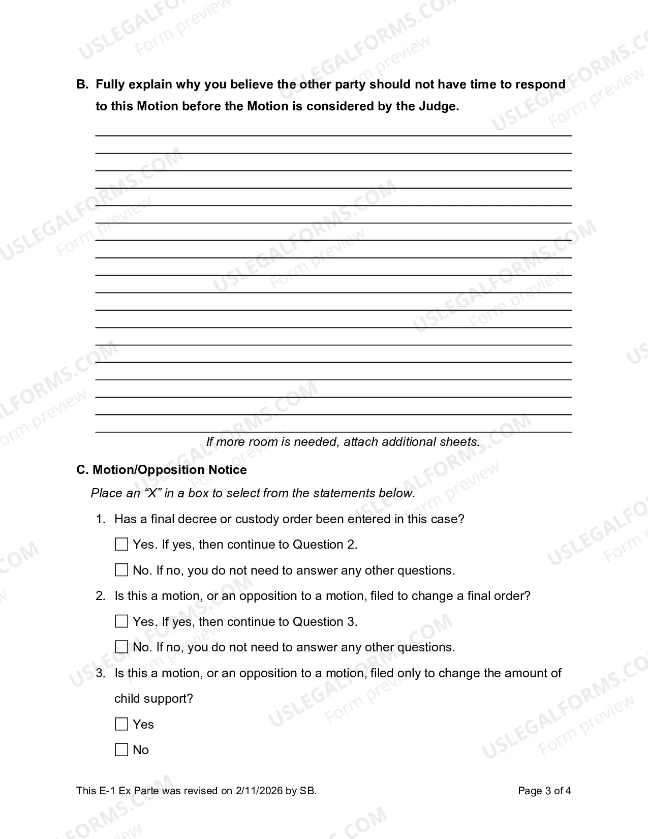 Preview E-1 - Ex Parte Motion Regarding Children