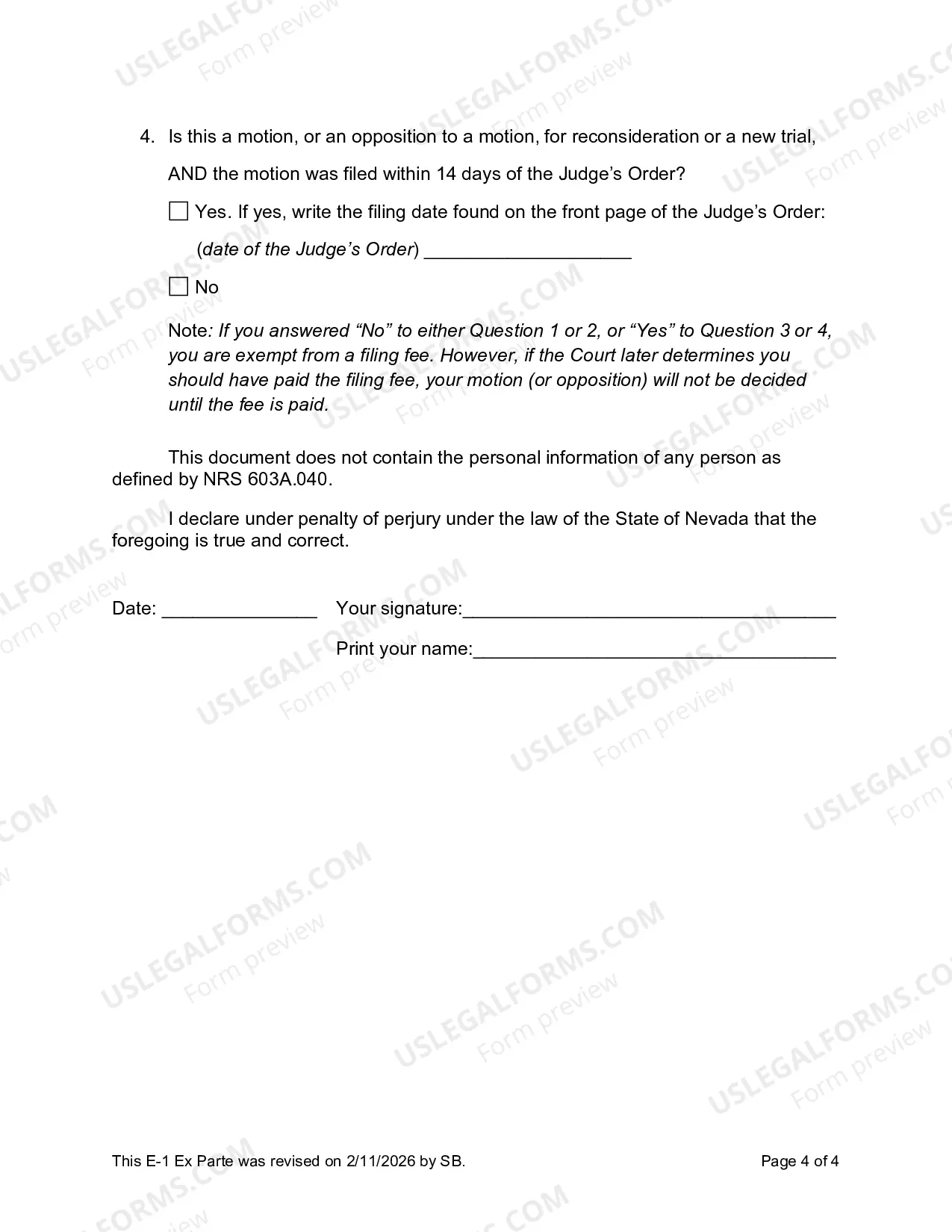 Preview E-1 - Ex Parte Motion Regarding Children