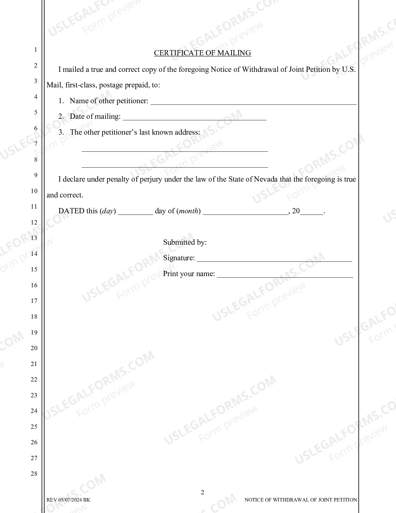 Preview Voluntary Dismissal - Joint Notice