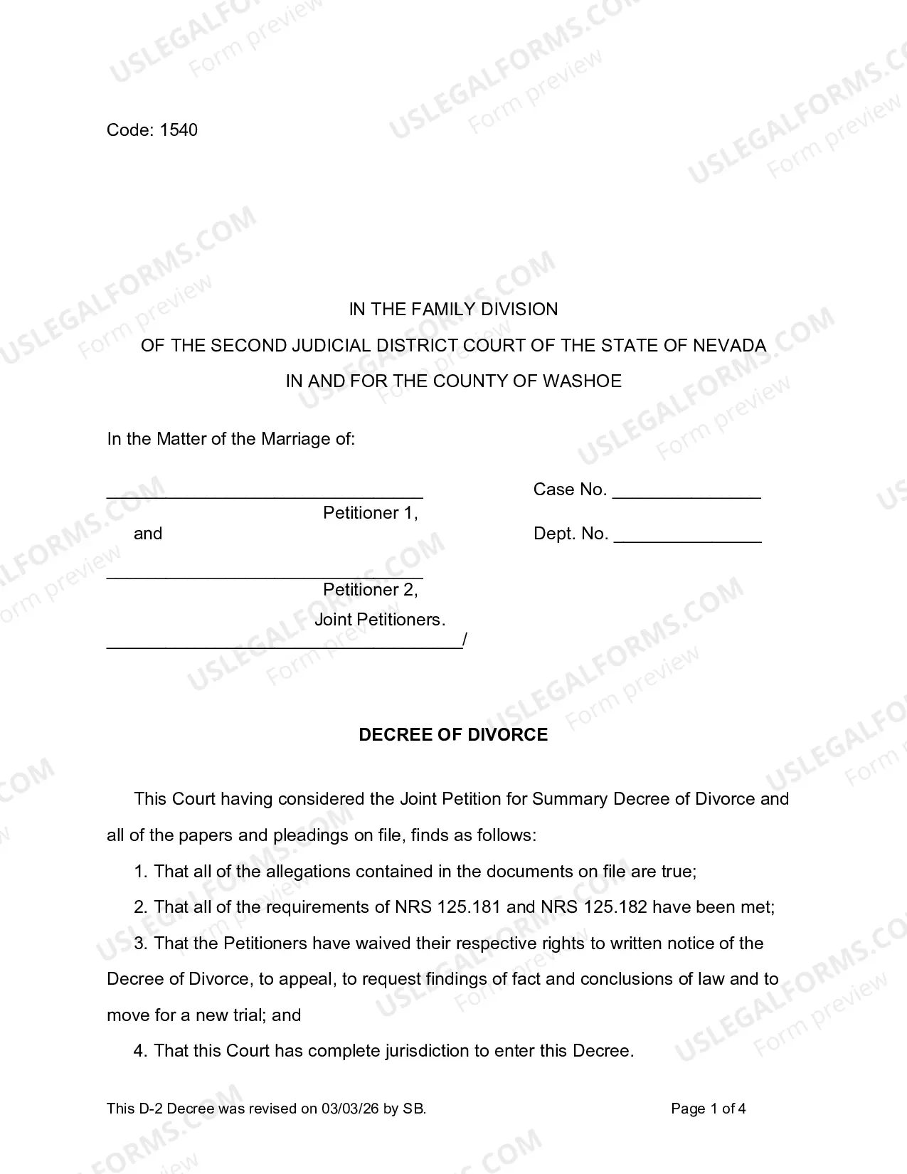 Preview divorce-decree-nokids-pdf-
