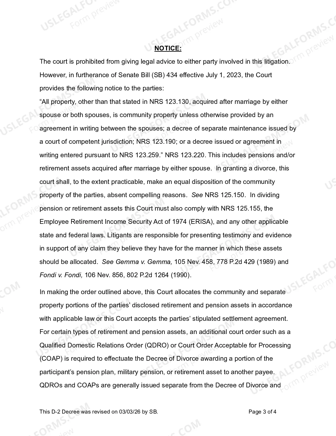 Preview divorce-decree-nokids-pdf-